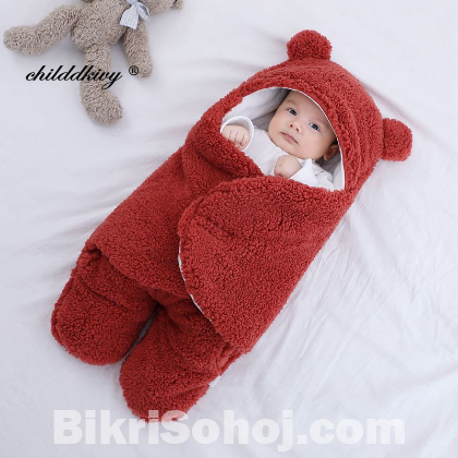 Cute bear baby sleeping bag